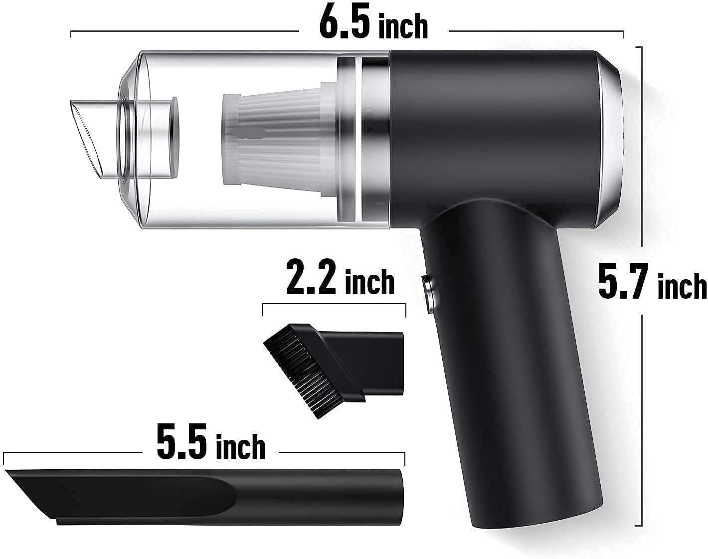 The AeroSweep™ 2-in-1 Cordless Car Vacuum & Air Duster