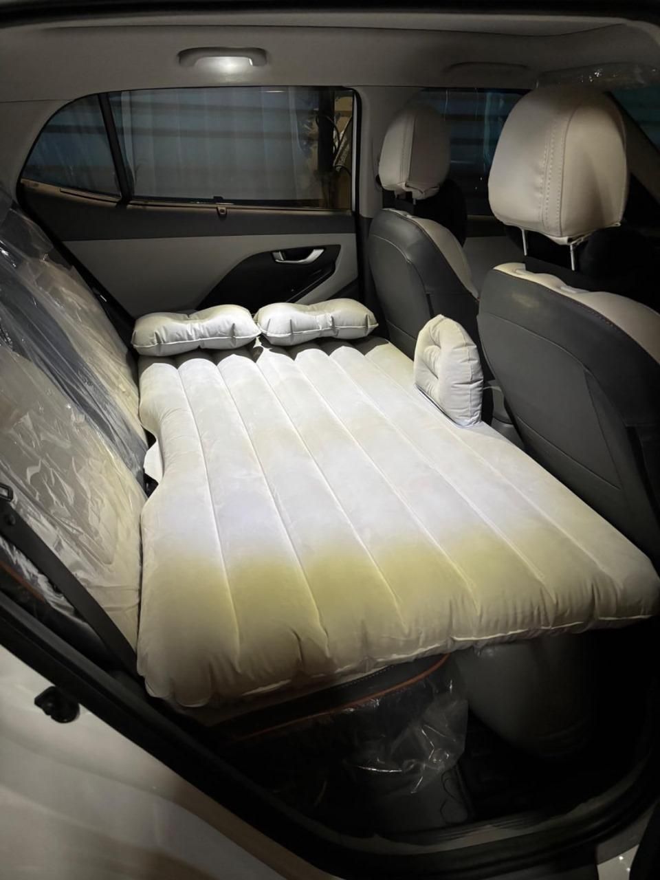 Portable Luxury Car Rest Mattress & Pillow Set